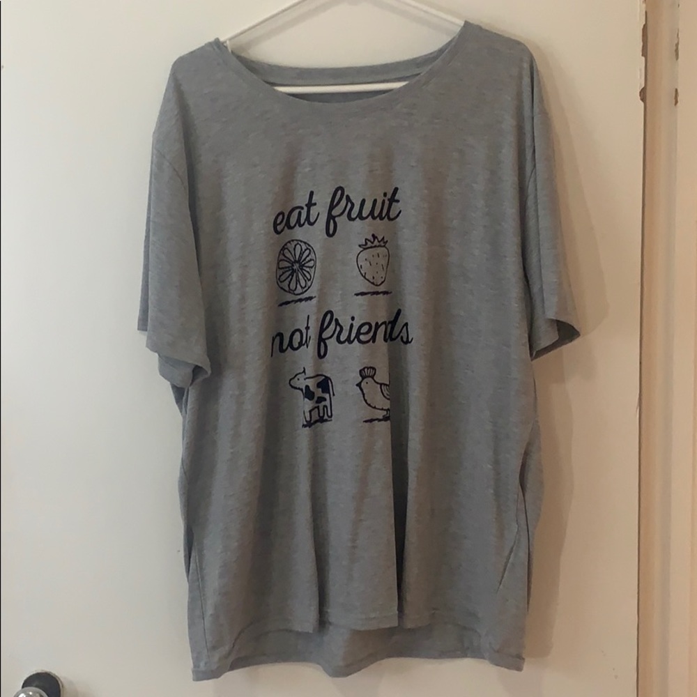 Shein vegan Graphic tee